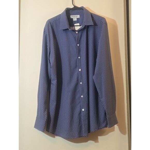 Mizzen+Main Shirt Mens 2XL XXL Trim Fit Leeward Button Up Floral Long Sleeve - Picture 1 of 6